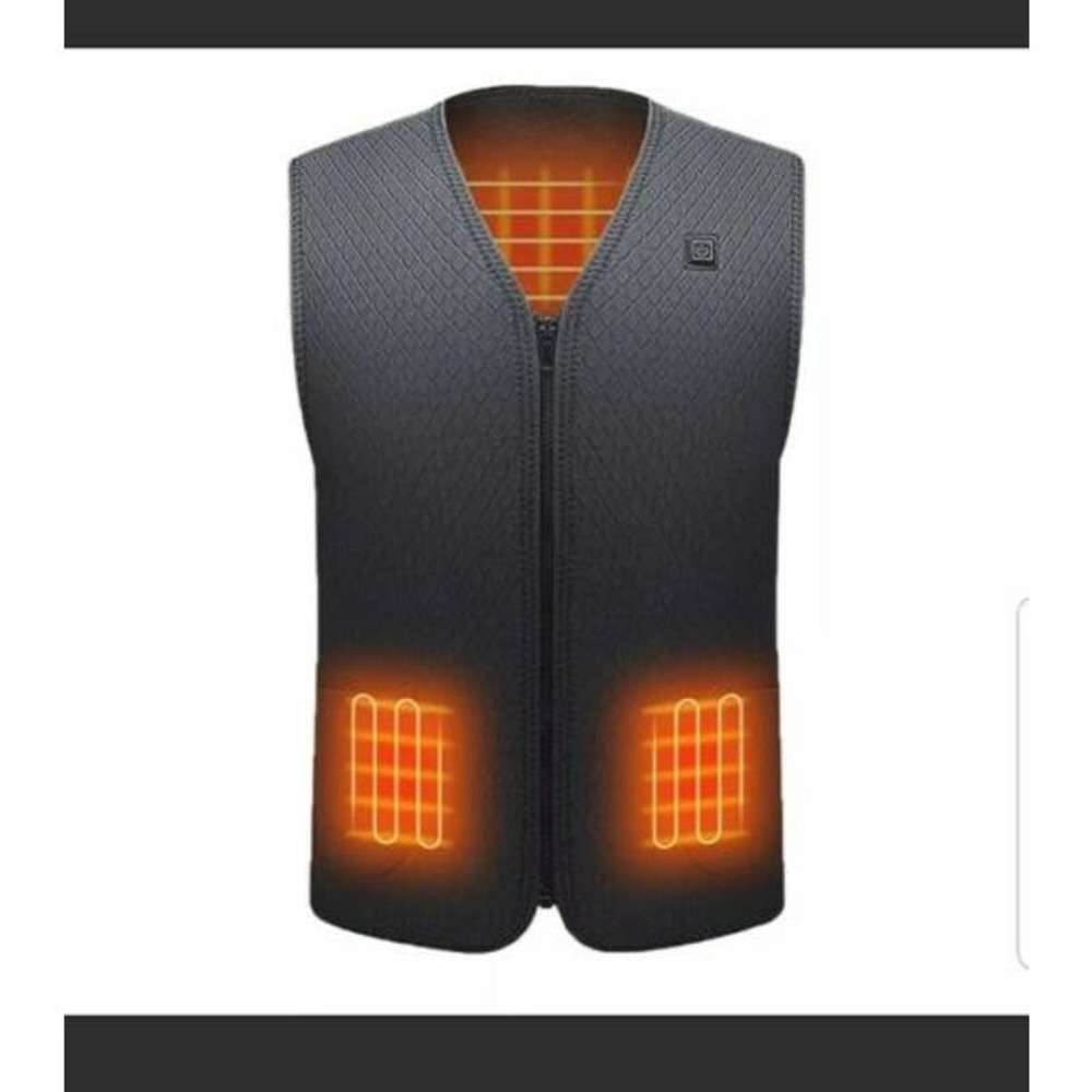 Heated Vest Warm Smart Electric USB Jacket Men Women Heating Thermal Medium